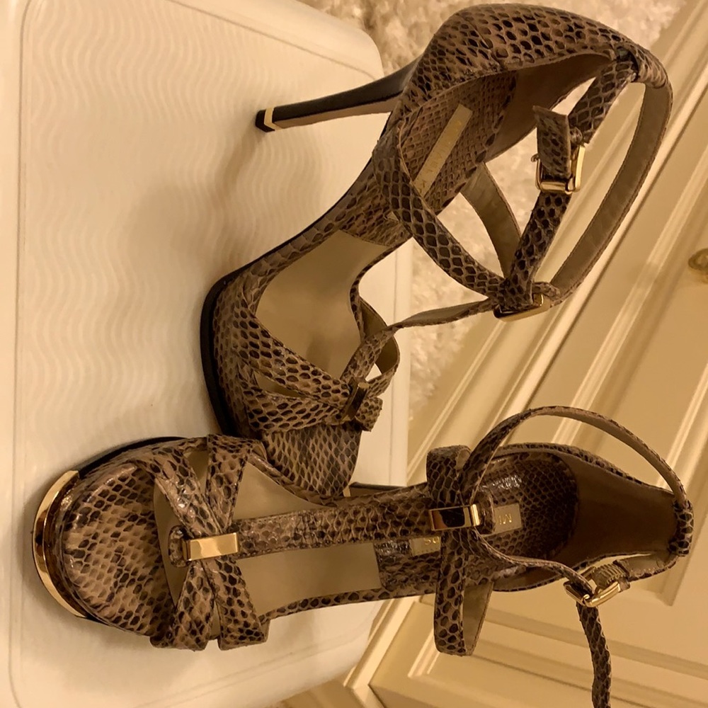 Michale kids snake skin heel